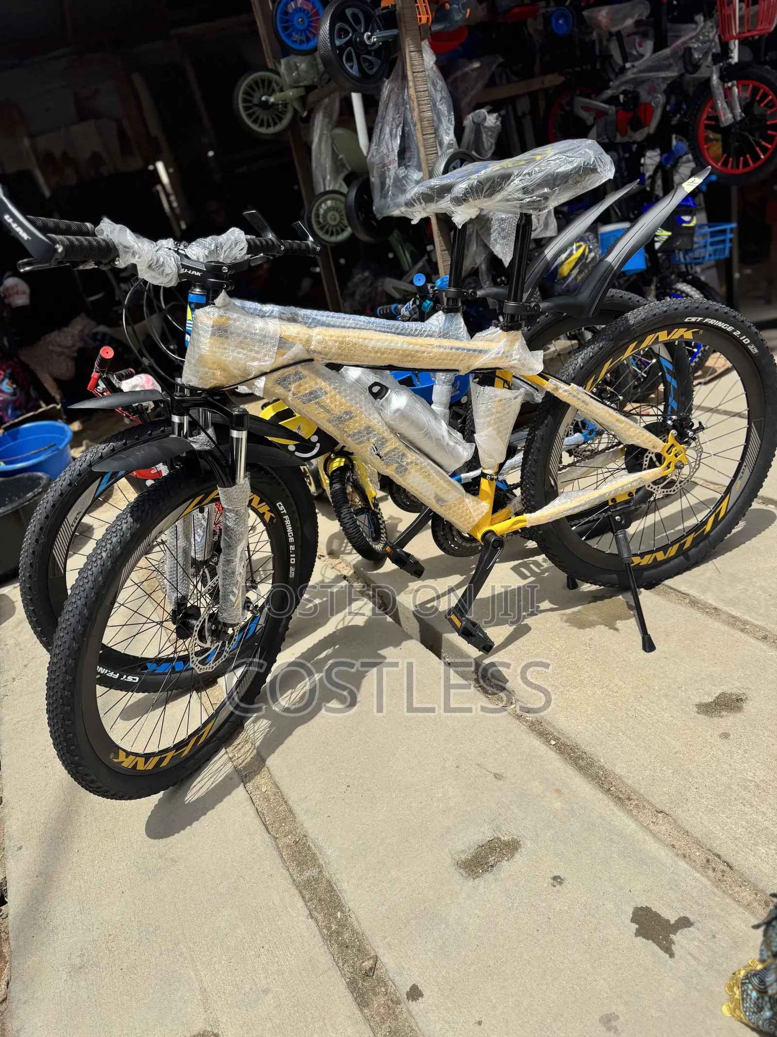 Mountain Sport Bike Features a Strong Frame, Front Suspension