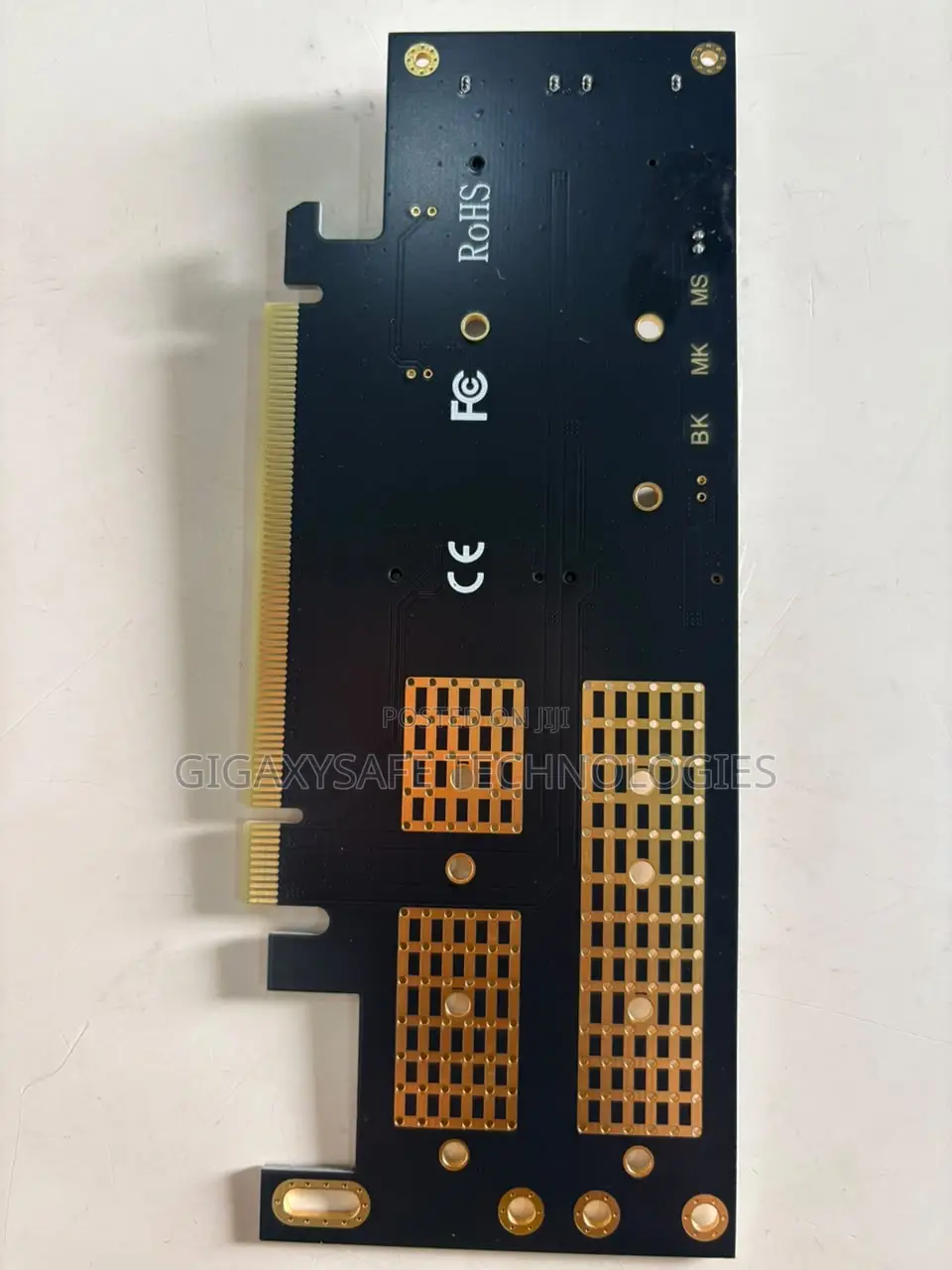 Dual M.2 NVMe to PCI Express X4 Adapter