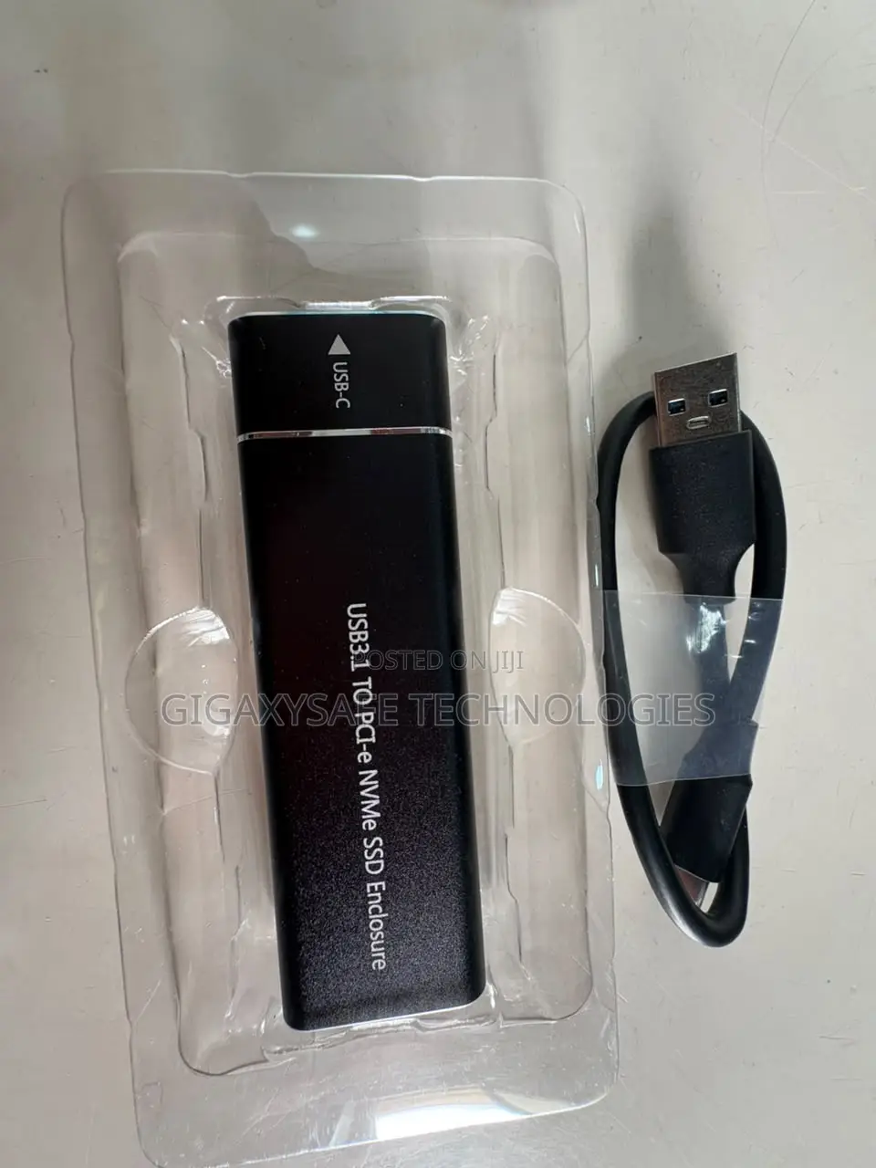 M.2 Nvme SSD Enclosure Ultrathin Type C Interface USB 3.1 to Nvme Pcie