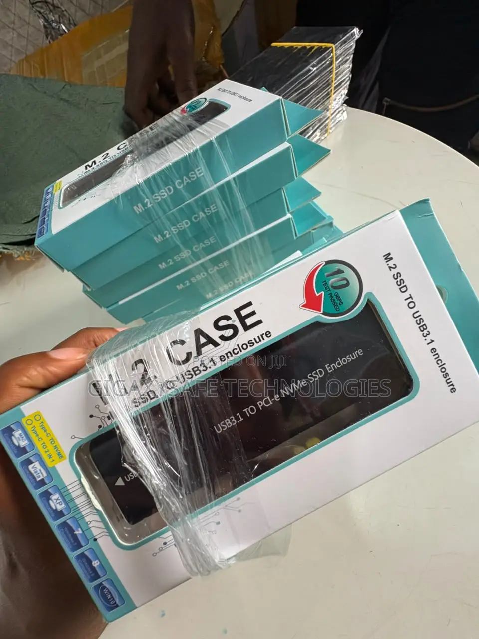 M.2 Nvme SSD Enclosure Ultrathin Type C Interface USB 3.1 to Nvme Pcie