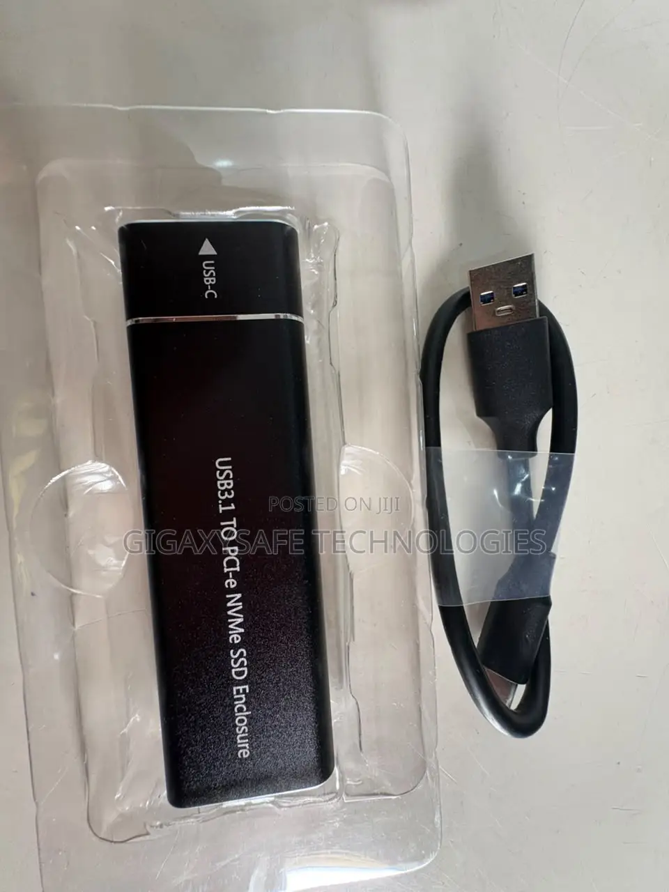 M.2 Nvme SSD Enclosure Ultrathin Type C Interface USB 3.1 to Nvme Pcie