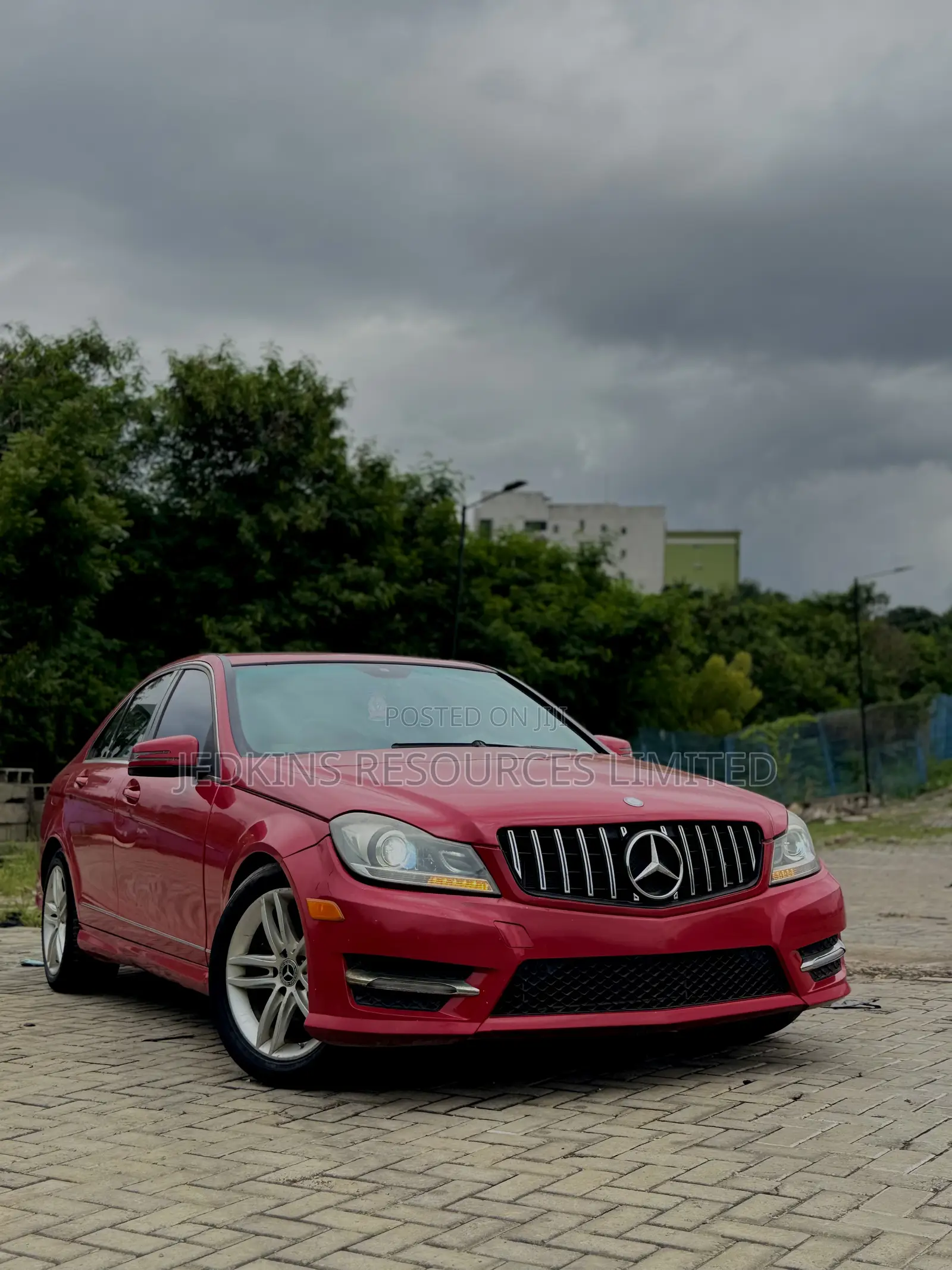Mercedes-Benz C300 Sport 4Matic Sedan AWD (3.0L 6cyl 7A) 2012 Red
