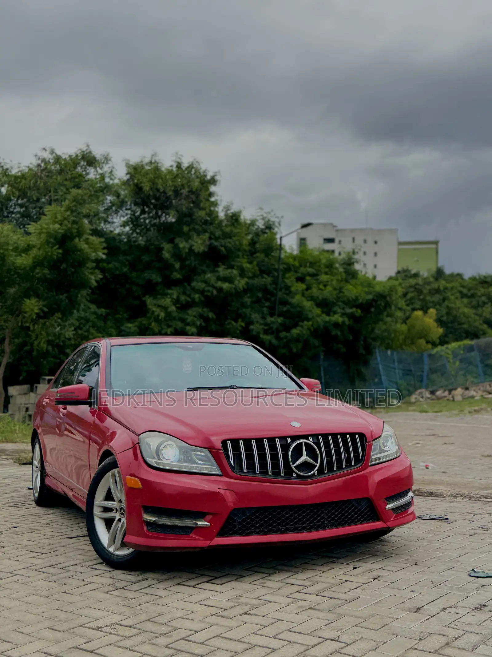 Mercedes-Benz C300 Sport 4Matic Sedan AWD (3.0L 6cyl 7A) 2012 Red