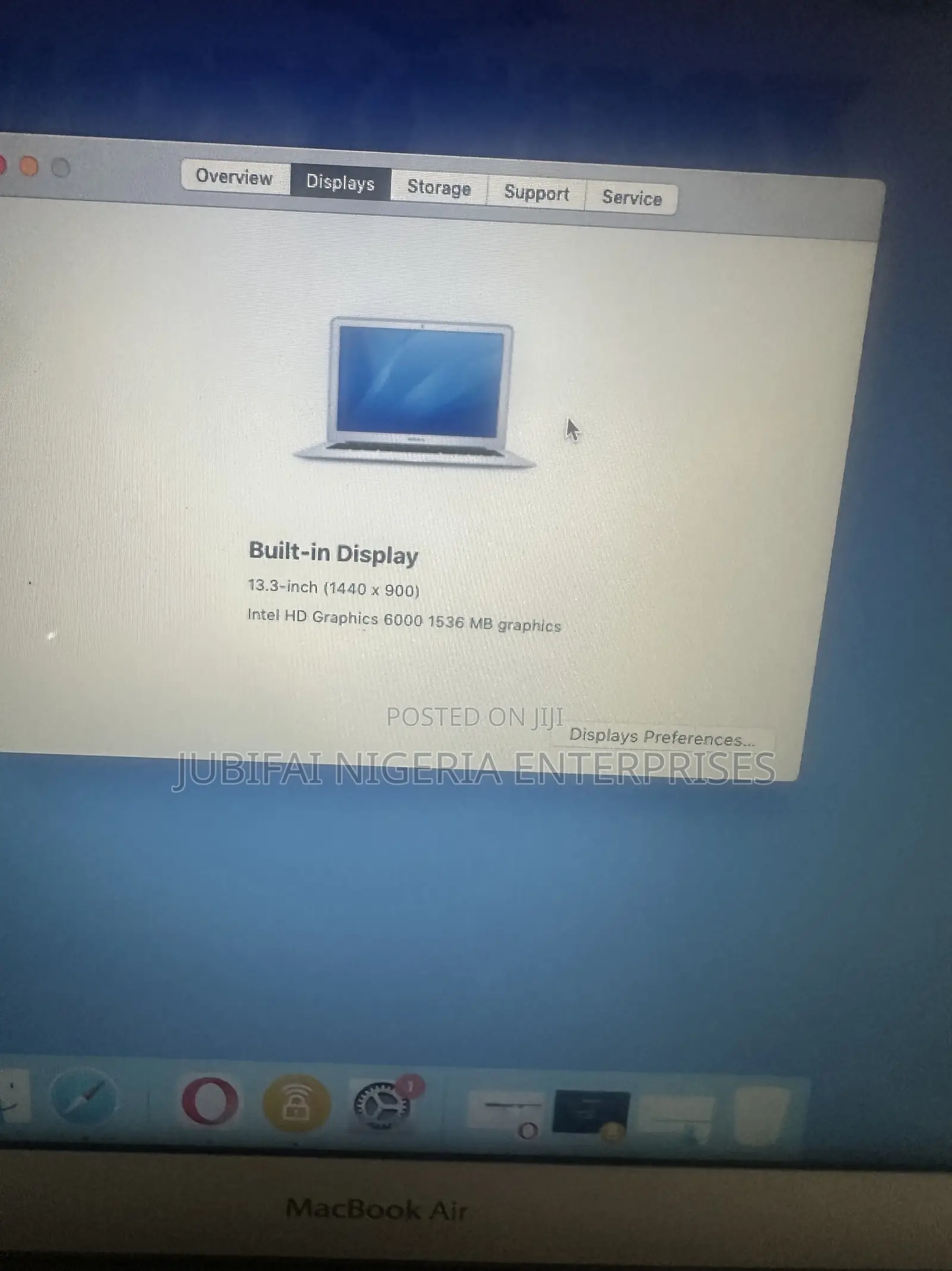 Laptop Apple MacBook Air 2017 8GB Intel Core i5 HDD 250GB