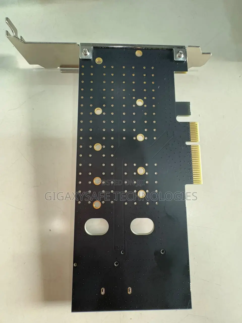 Dual M.2 SSD to PCIe X4 Adapter Card (NVMe + SATA)