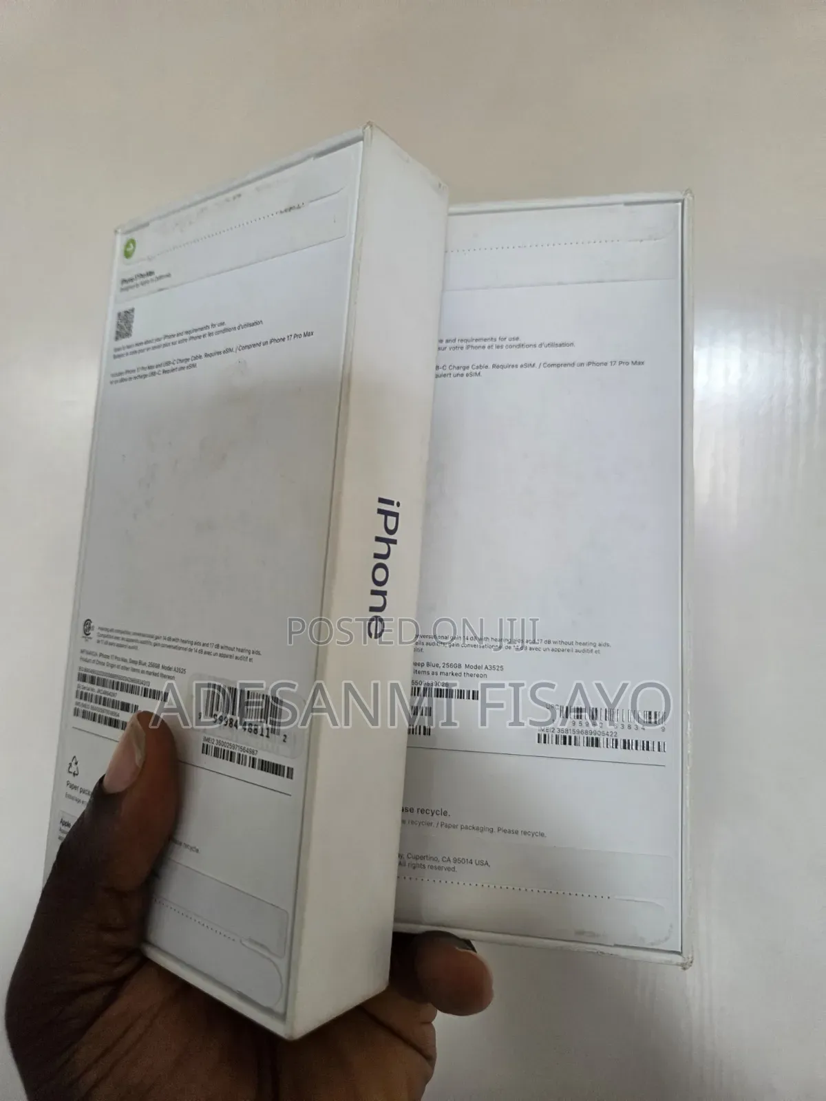 New Apple iPhone 17 Pro Max 256 GB Blue