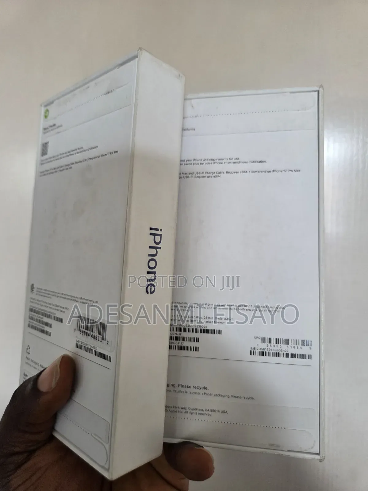 New Apple iPhone 17 Pro Max 256 GB Blue