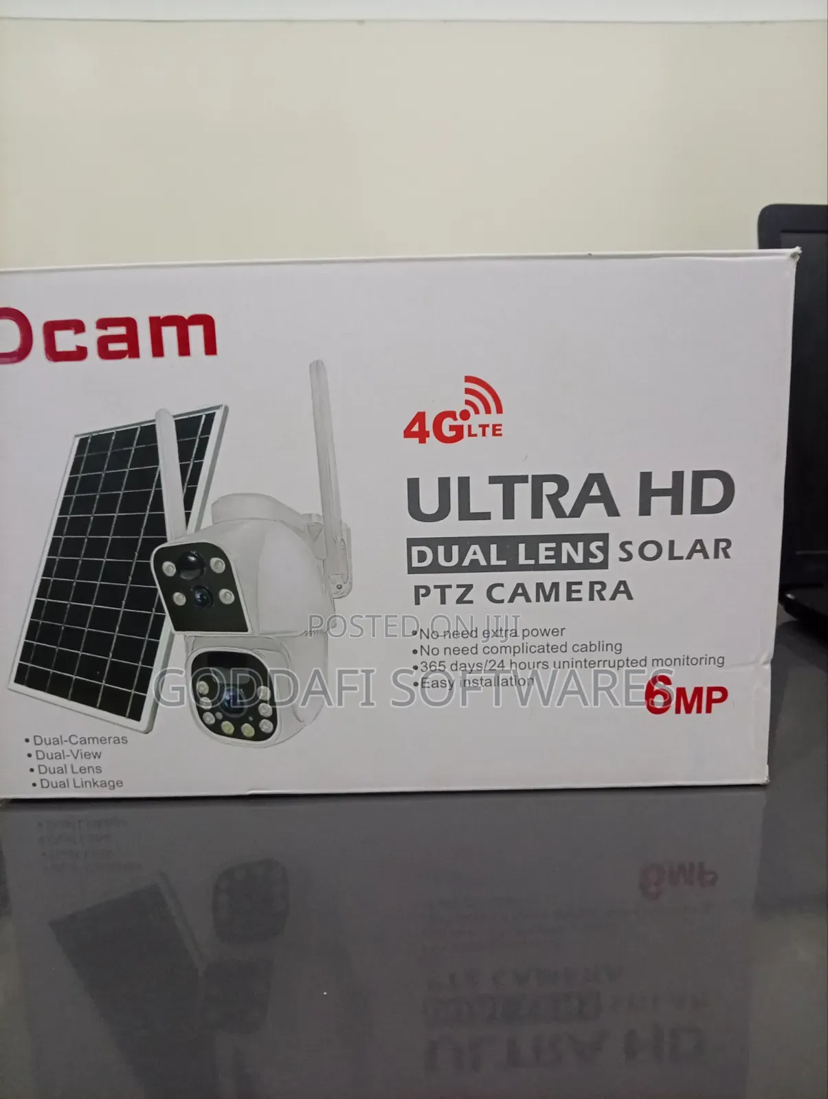 4G HD Dual Lens UBox Security Camera | Goddafi Stores