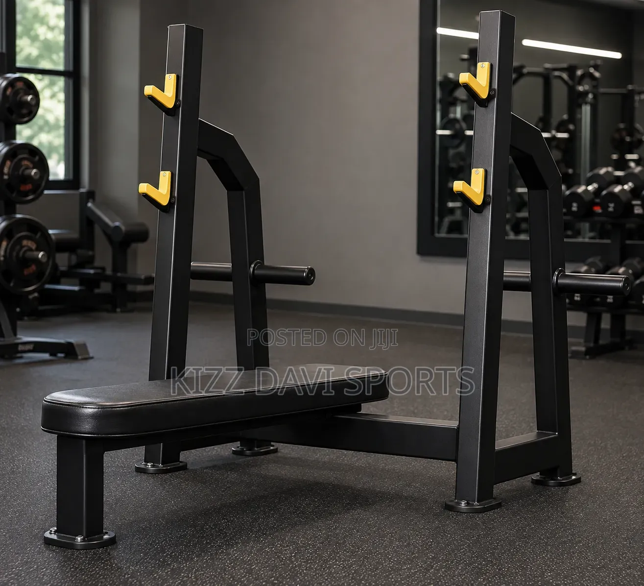 Heavy-Duty Commercial Flat Olympic Weight Bench