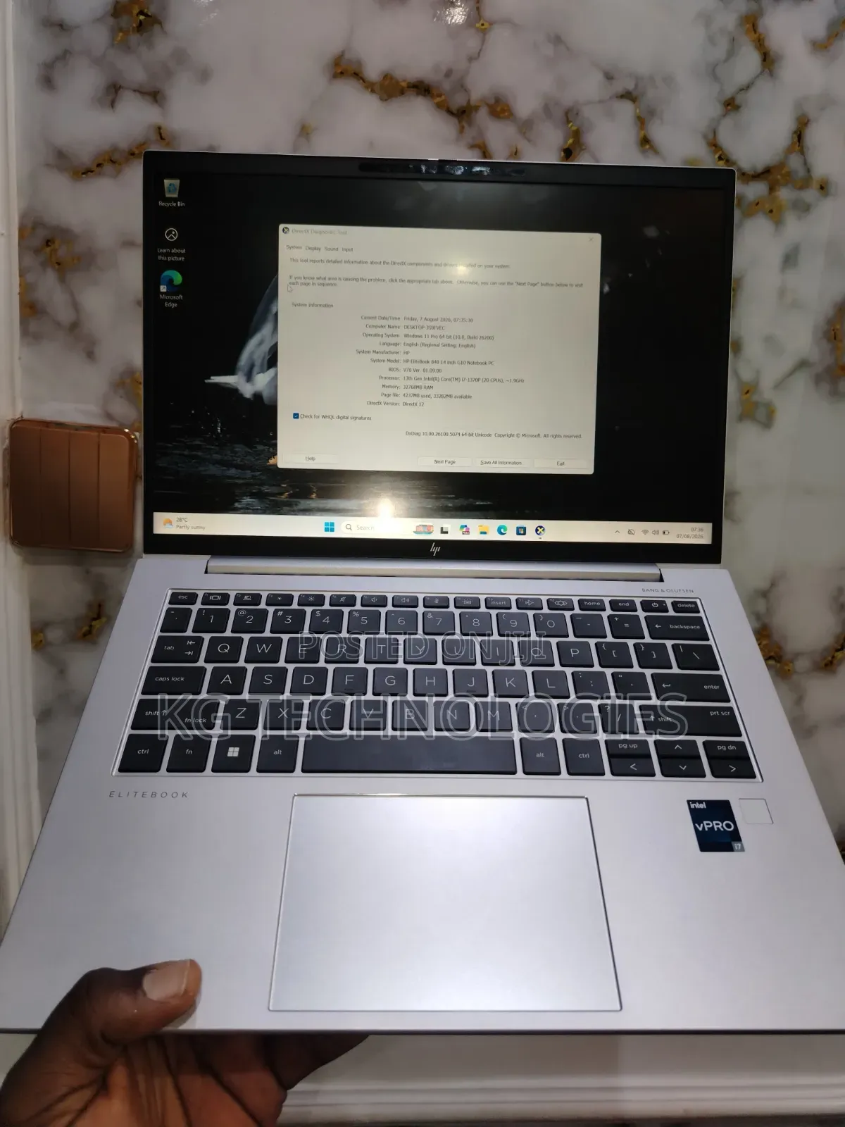 Laptop HP EliteBook 840 G10 32GB Intel Core i7 SSD 512GB