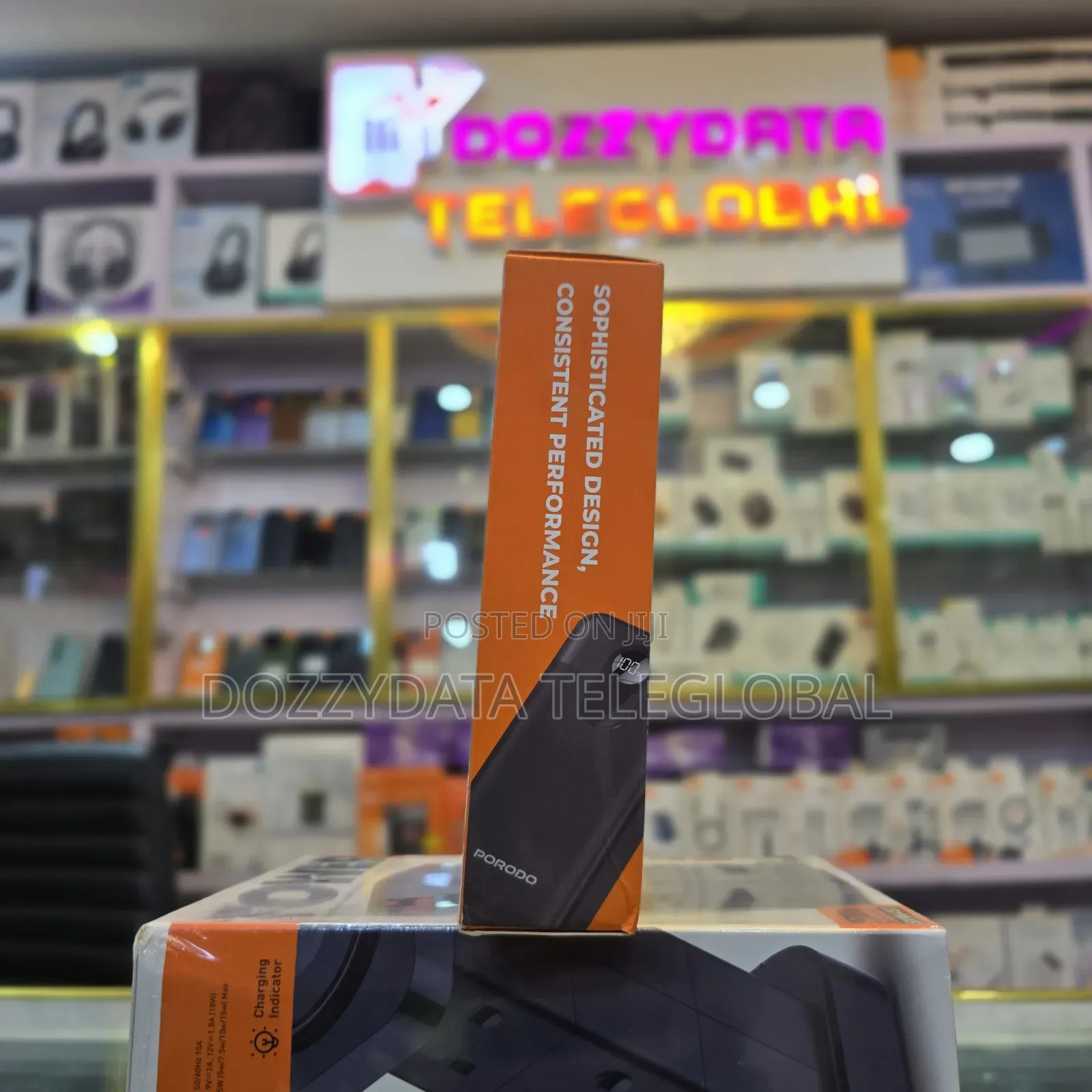 Porodo 20000mAh PowerBank With Integrated Charging Cables