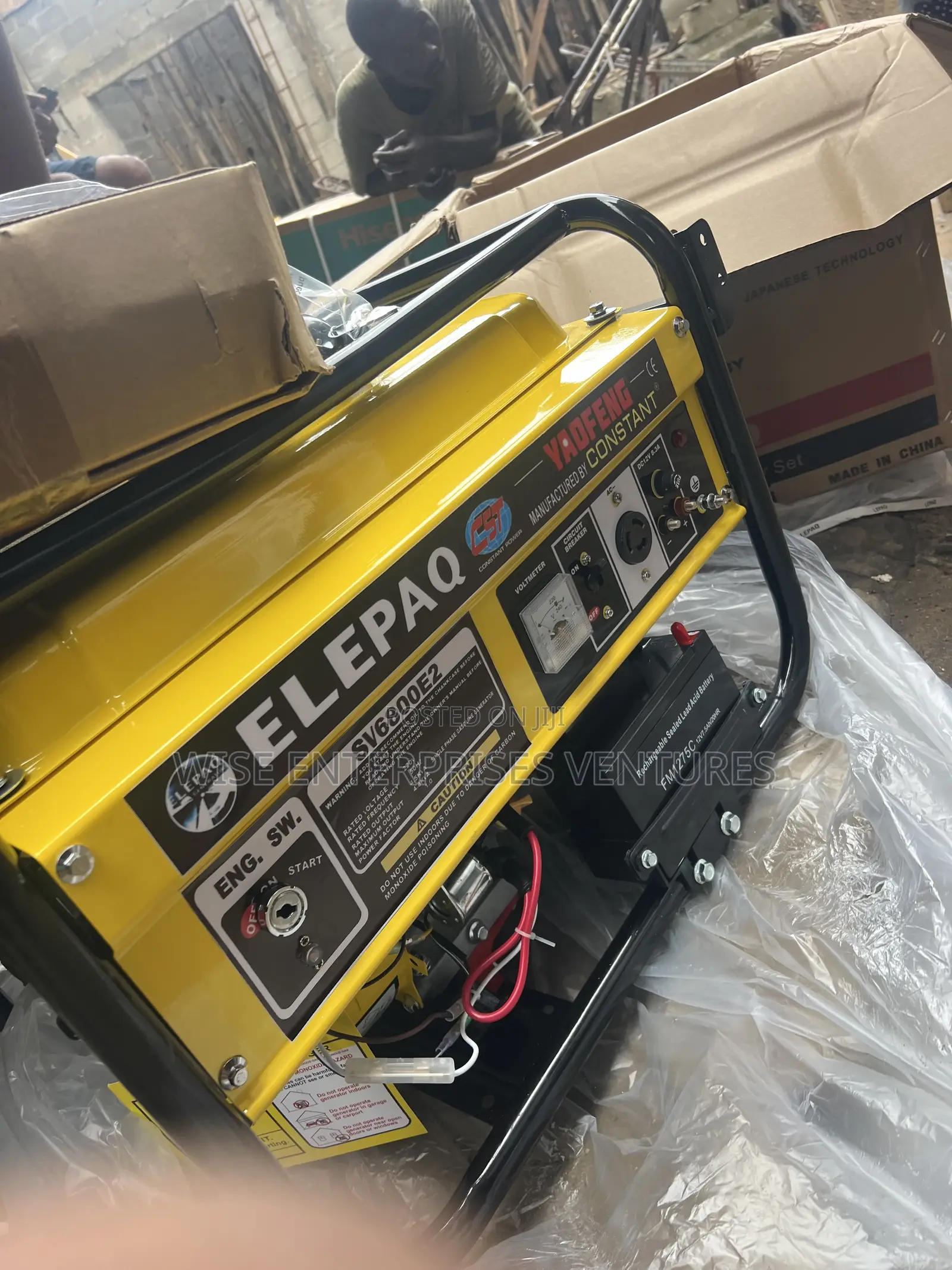 ELEPAQ SV6800E2 Gasoline Generator 4.5kva Key Starter