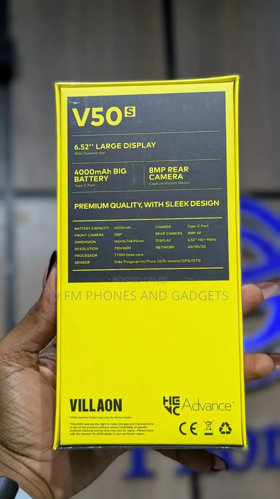 New Villaon V50s 64 GB Black