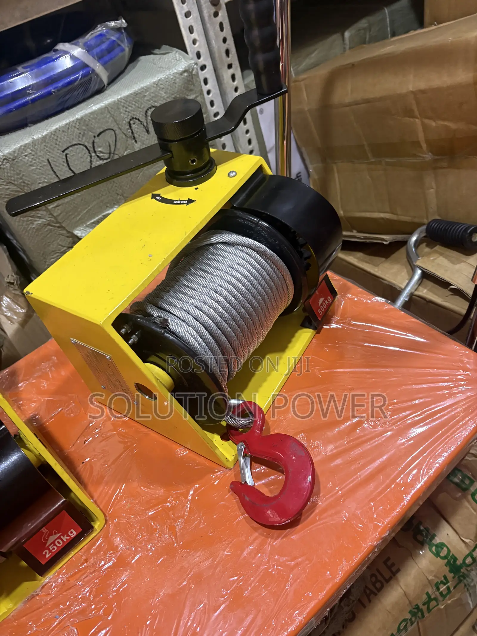 Heavy Duty Hand Winch 500kg