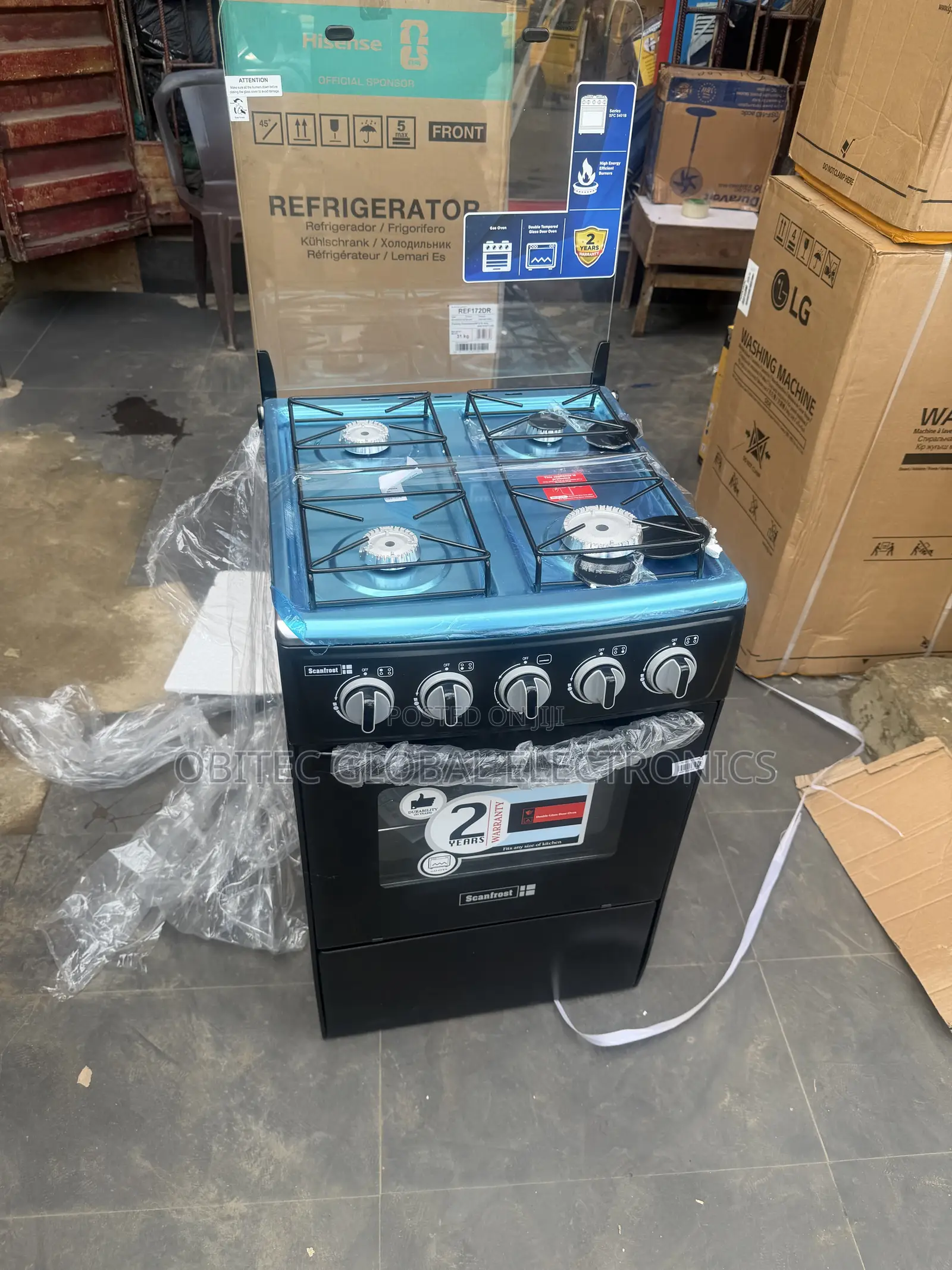 Scanfrosts 50by50 4 Burner With Oven