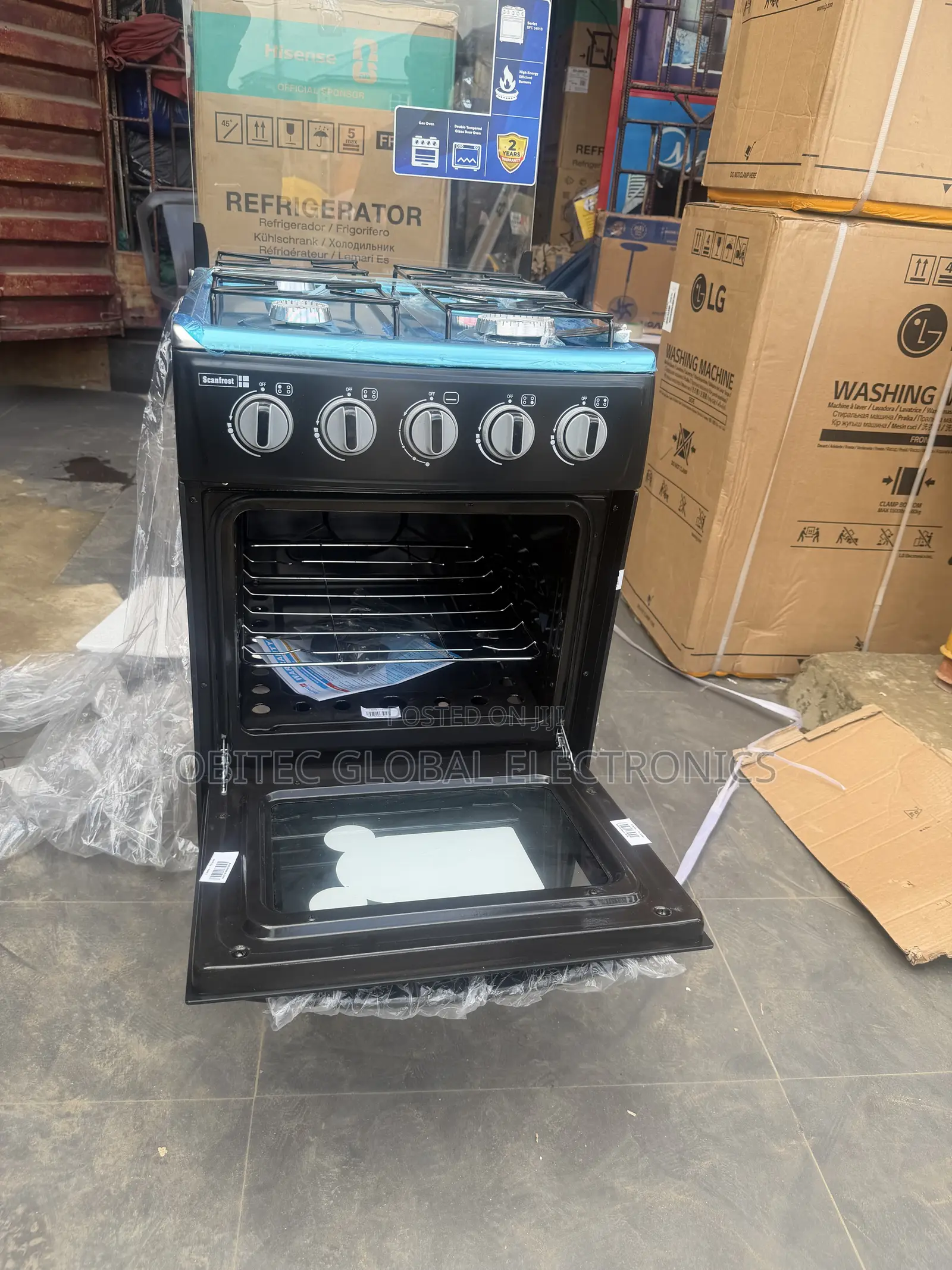 Scanfrosts 50by50 4 Burner With Oven