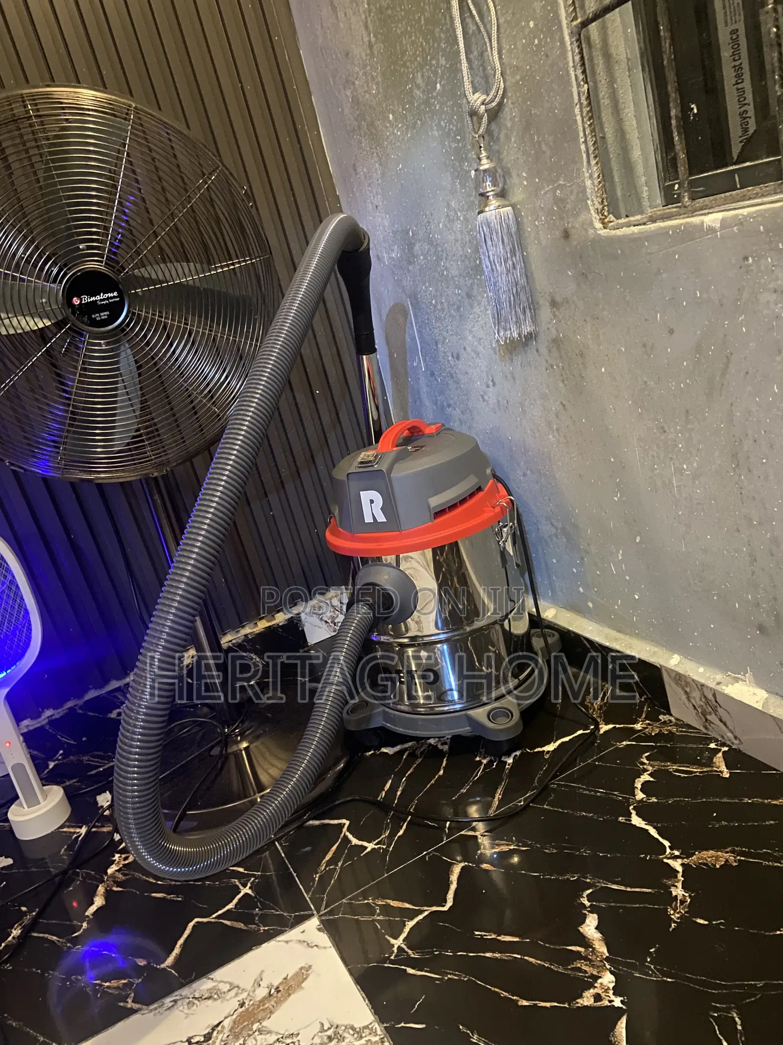 30l Powerful Wet Dry Industrial Vacuum Cleaner (Stainless Body)