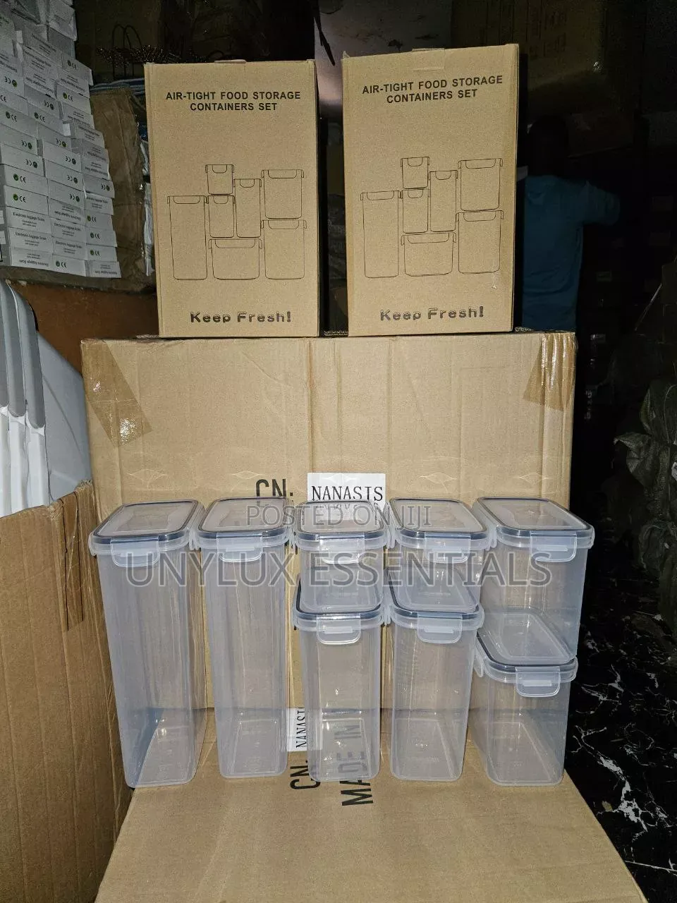 8pcs Airtight Food Storage Container Set (Keep Fresh)