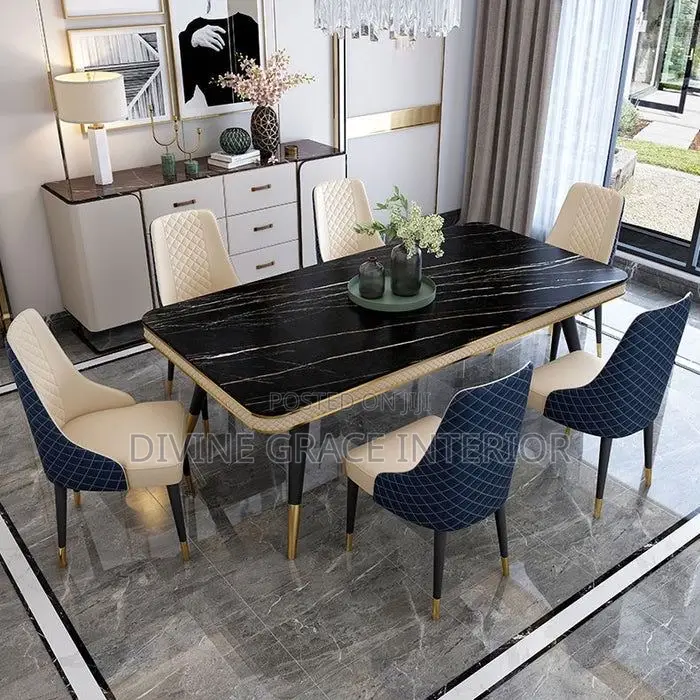 High Class Luxury 6 Seater Dining Set
