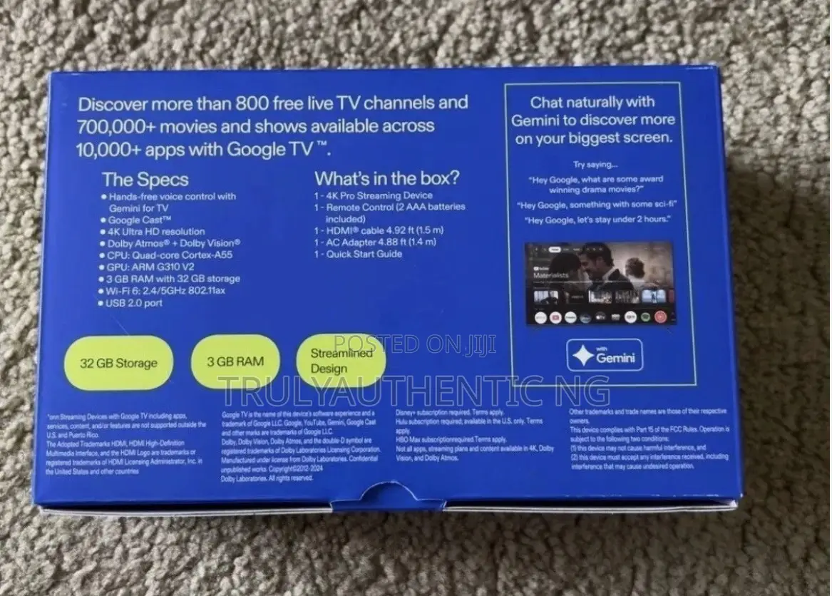 Onn Google TV Pro - 32GB