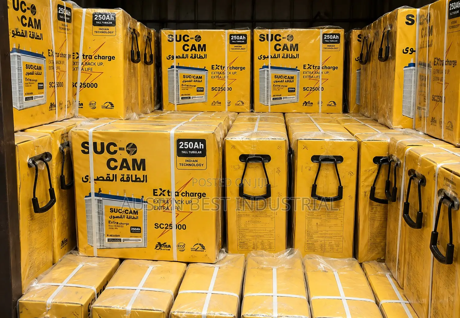 Suc-Cam Talk Tubular Battery 250Ah 12V