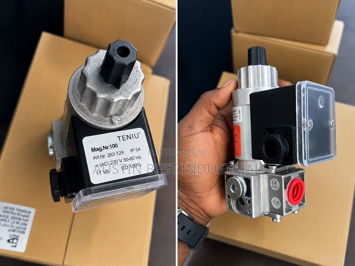 Gas Burner Shut-Off Valve 1/2