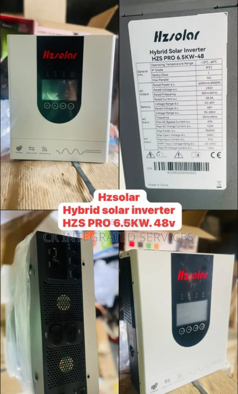 6.5kva 48v Hybrid Inverter