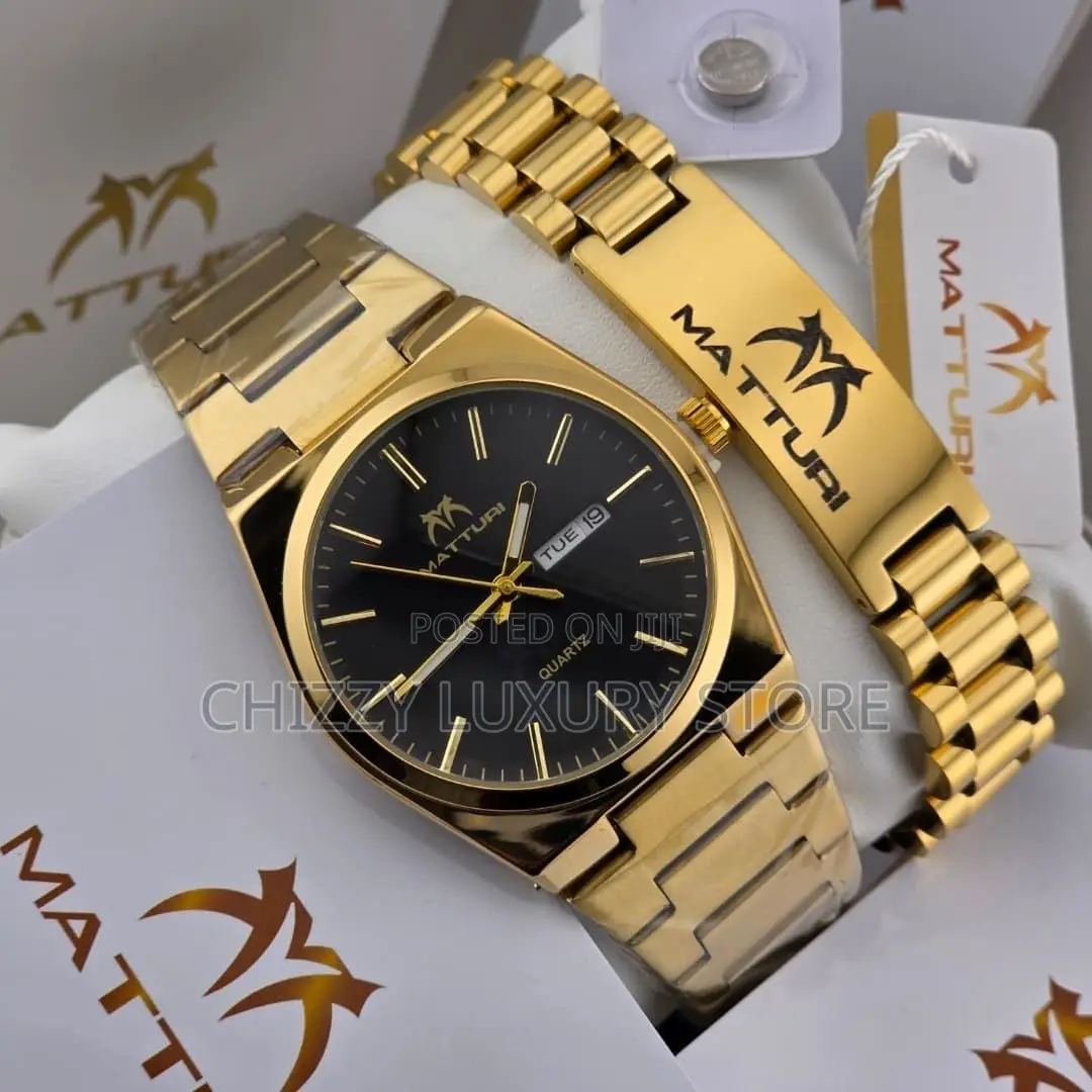 Matturi Quality Men Chain Strap Wristwatch