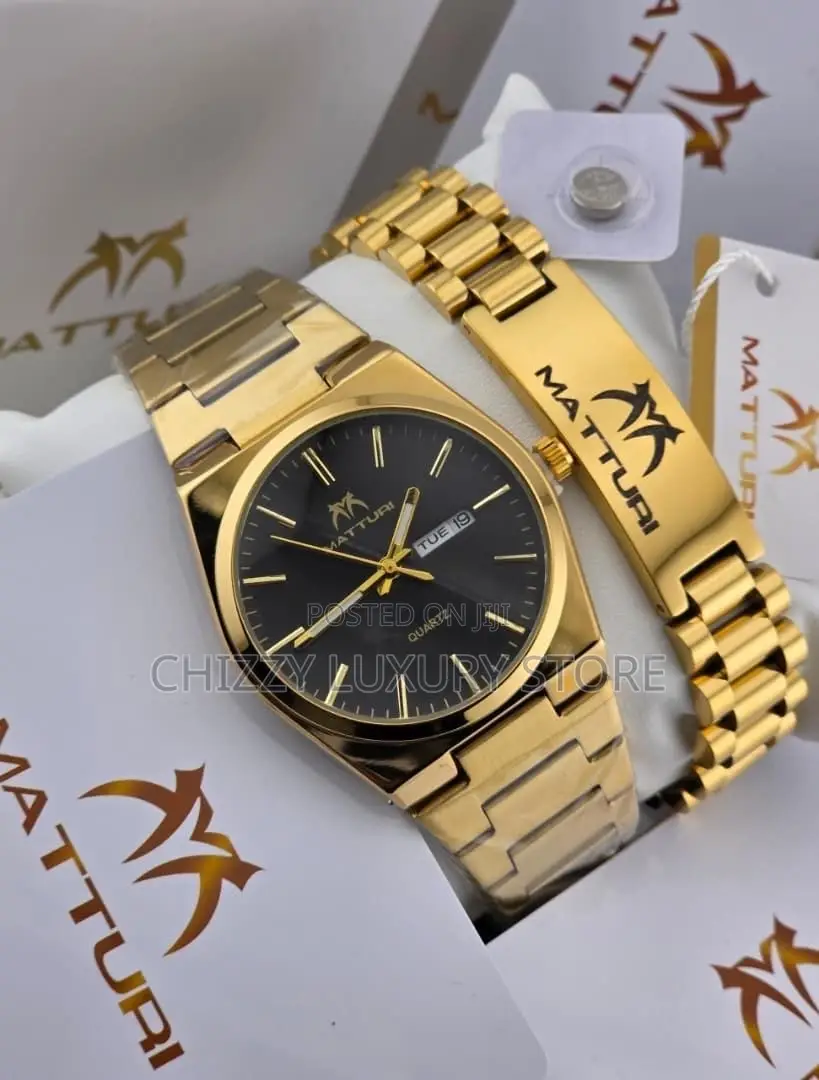 Matturi Quality Men Chain Strap Wristwatch