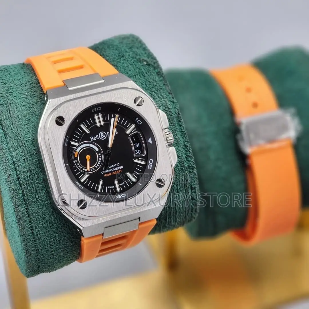 Bell and Rose Quality Luxury Men Automatic Engine Wristwatch