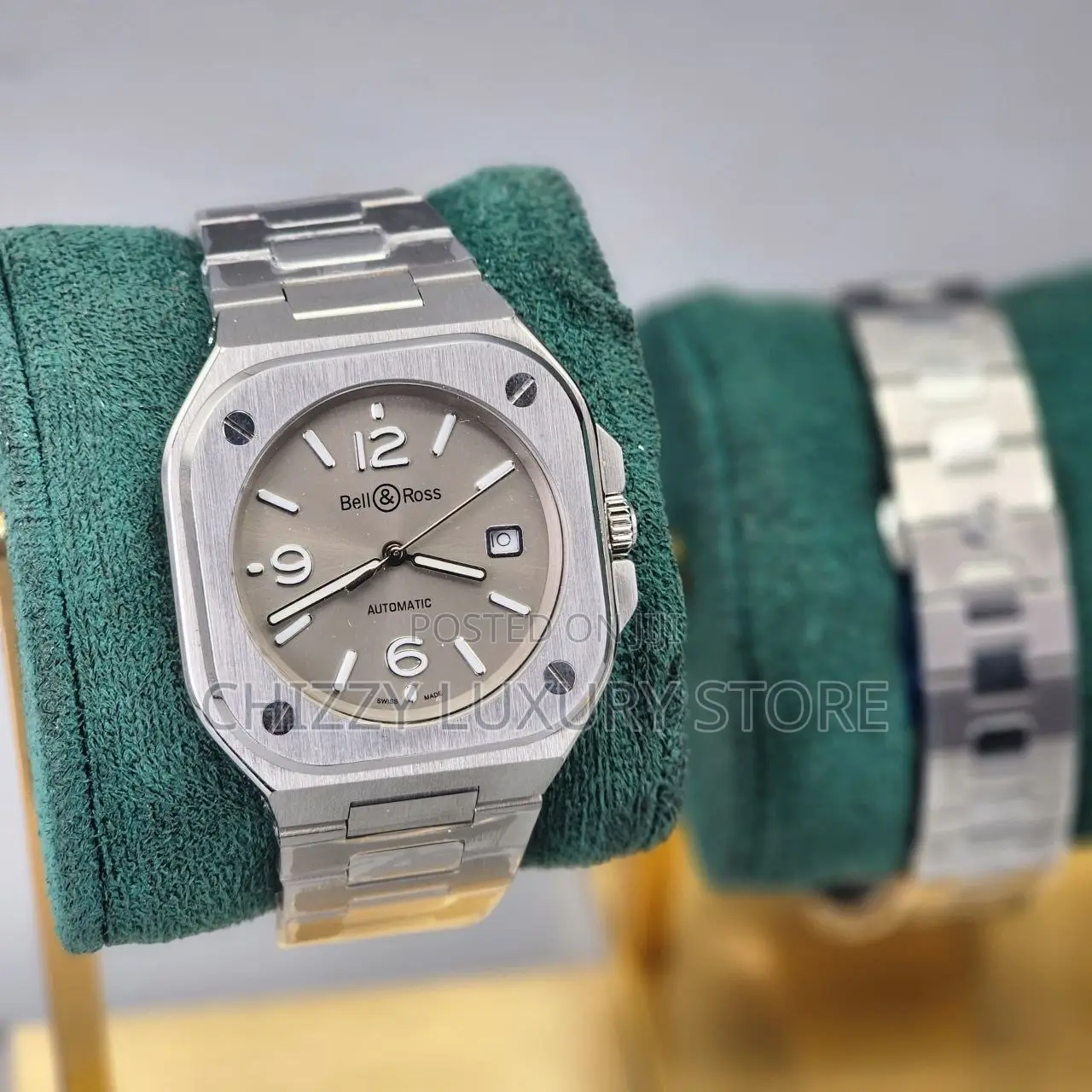 Bell Rose Quality Luxury Men Automatic Engine Wristwatch
