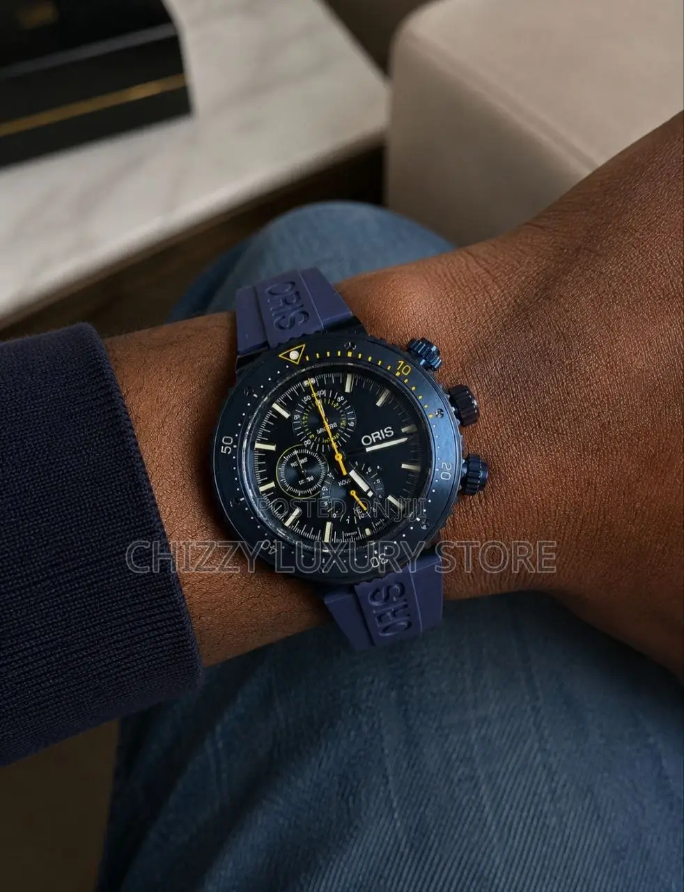 Osir Quality Luxury Men Automatic Engine Wristwatch