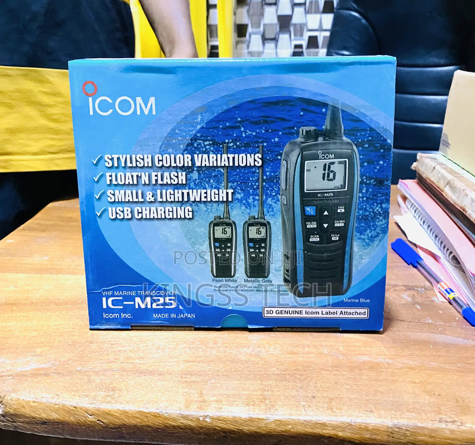 ICOM IC-M25Euro UHF Marine Transceiver Walkie Talkie