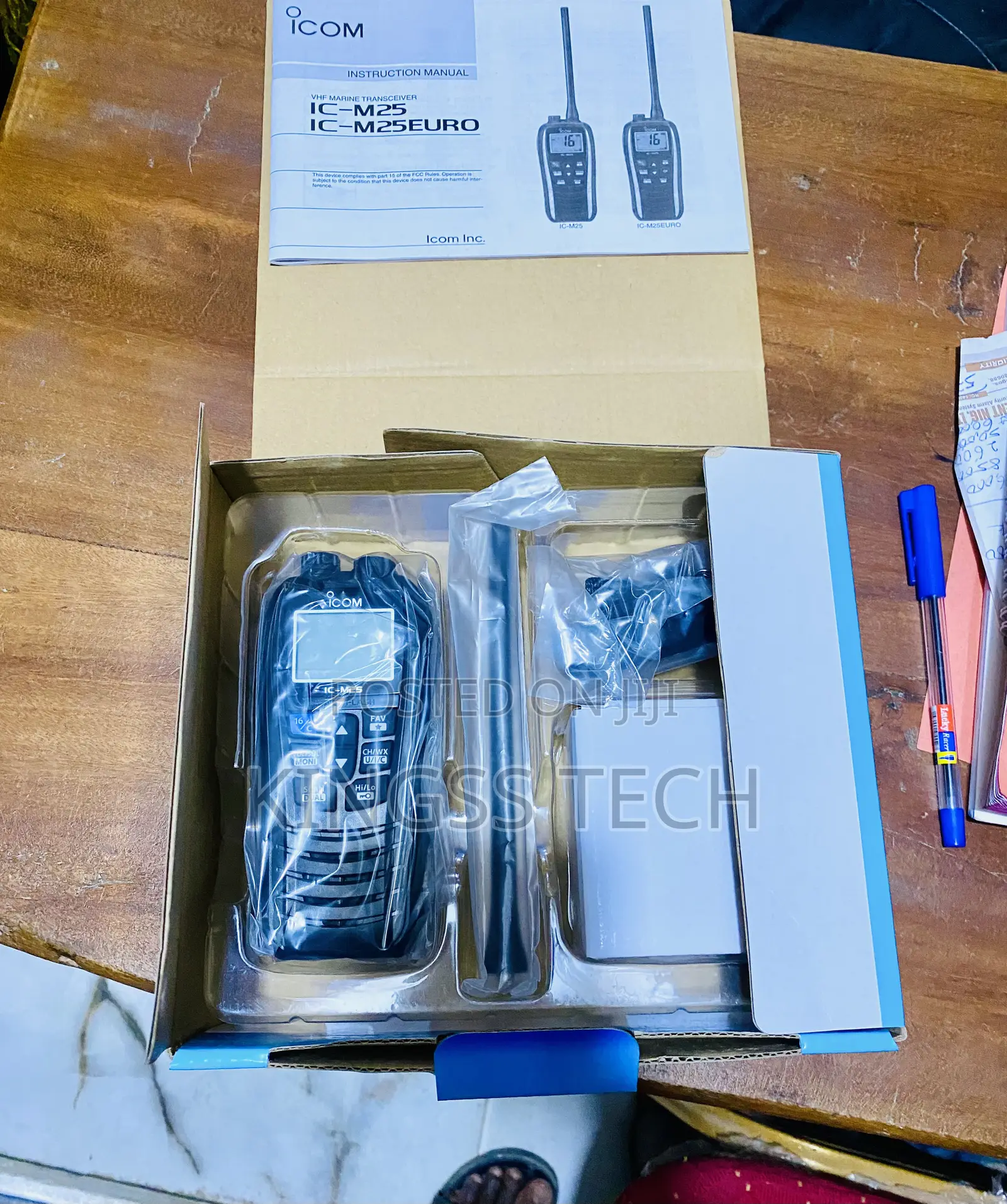 ICOM IC-M25Euro UHF Marine Transceiver Walkie Talkie