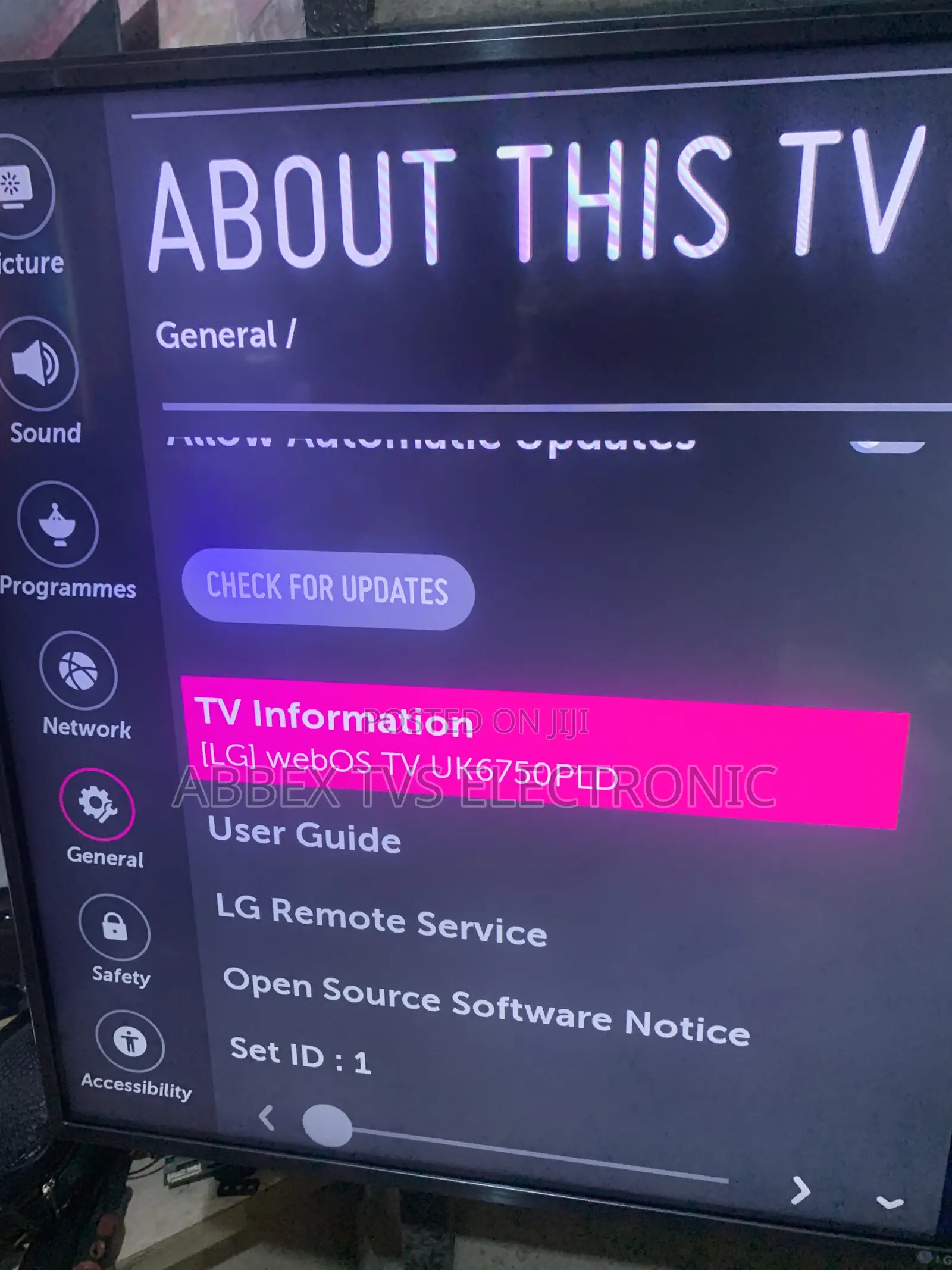 LG 50 Inches Smart TV