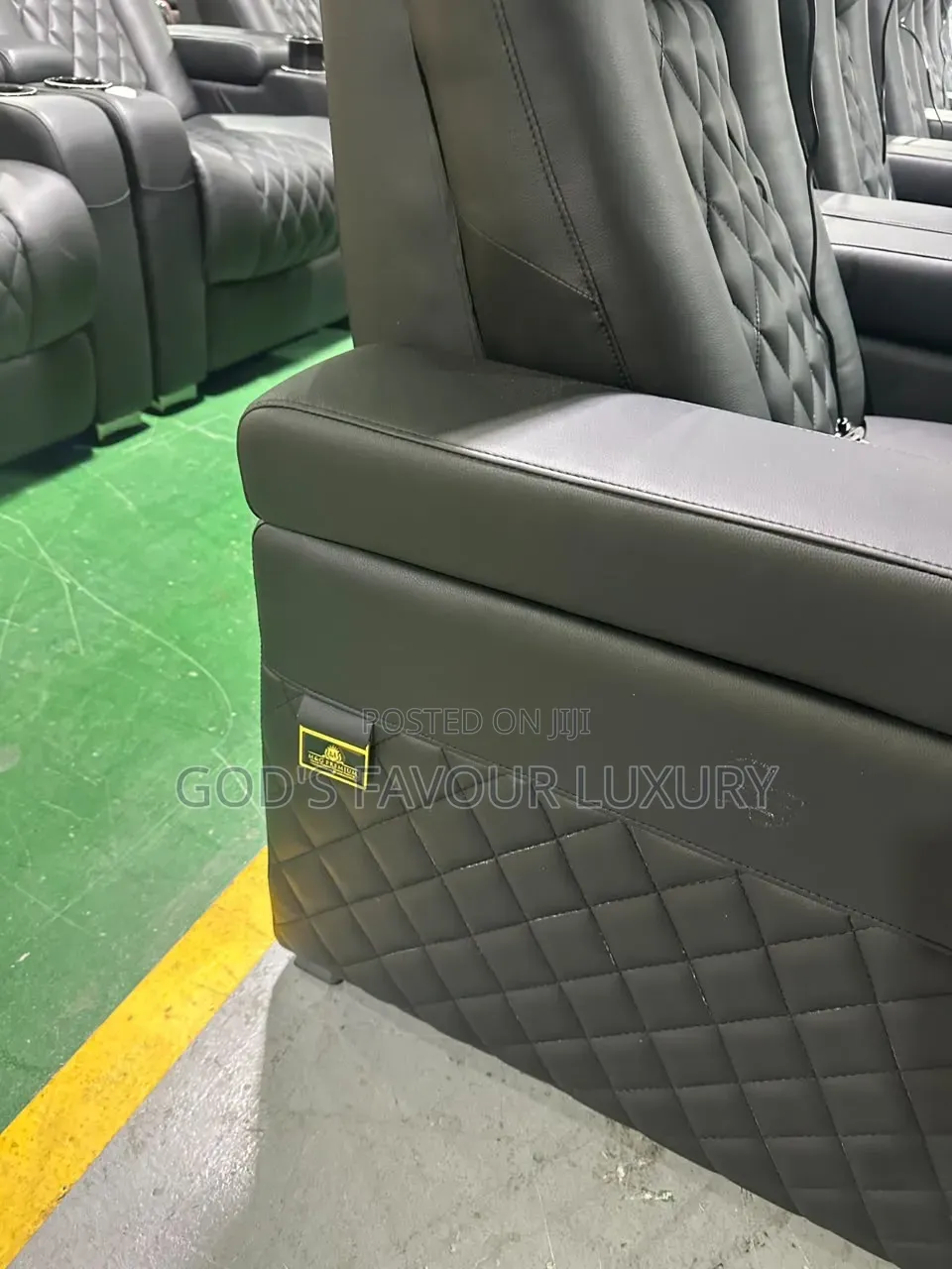 These Electric Cinema Recliners Feature Diamond-Quilted Leather .