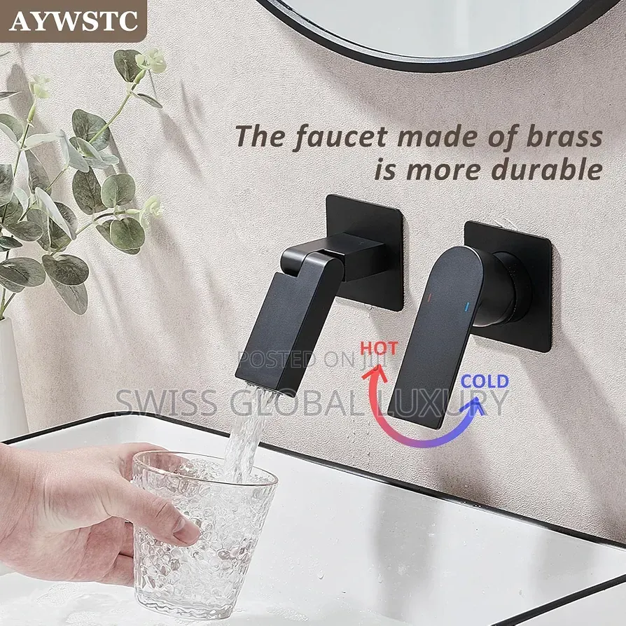 Conduit Basin Mixer Tap With a Flexible and Lift Up Tap.