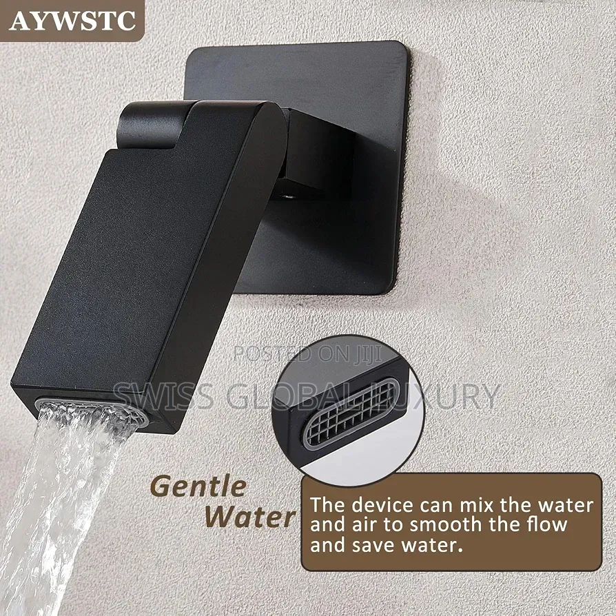Conduit Basin Mixer Tap With a Flexible and Lift Up Tap.