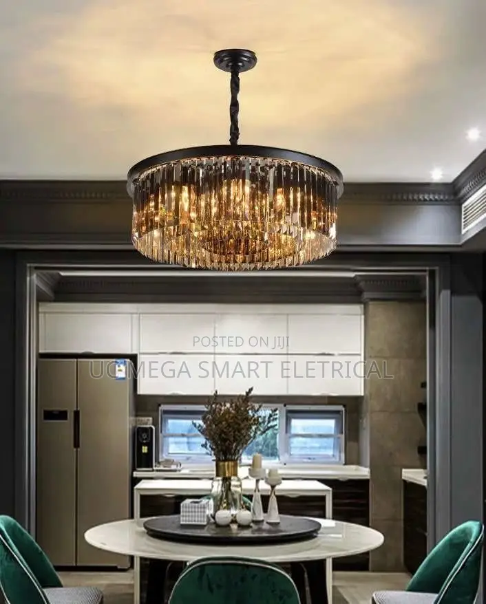 Light Luxury Crystal Chandelier Modern Designer Luxurious Ceiling LED