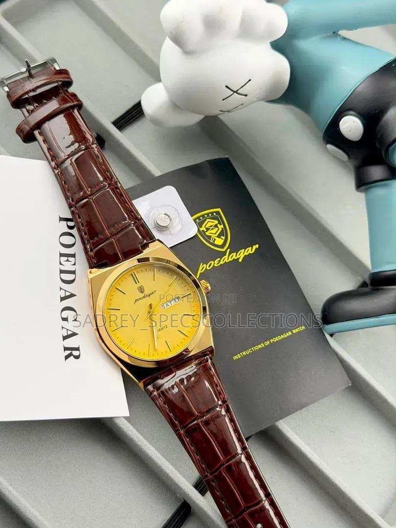 Original Poadagar Watch Leather Series Factory Fitted Genuine Leather