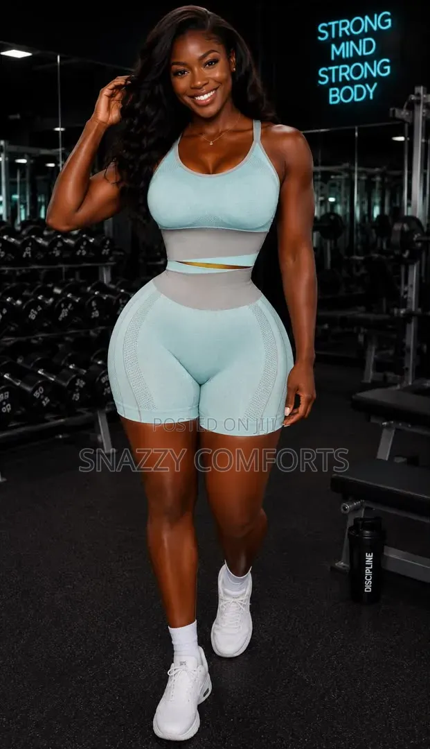 High-Waist Tummy Control Seamless Gym / Activewear Set