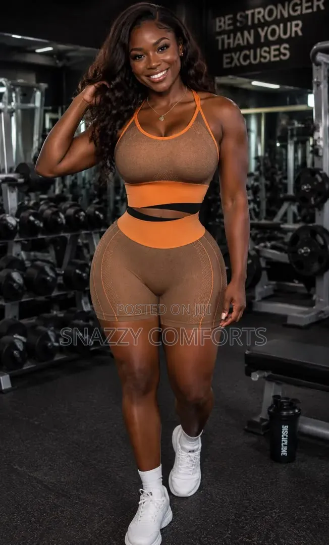 High-Waist Tummy Control Seamless Gym / Activewear Set
