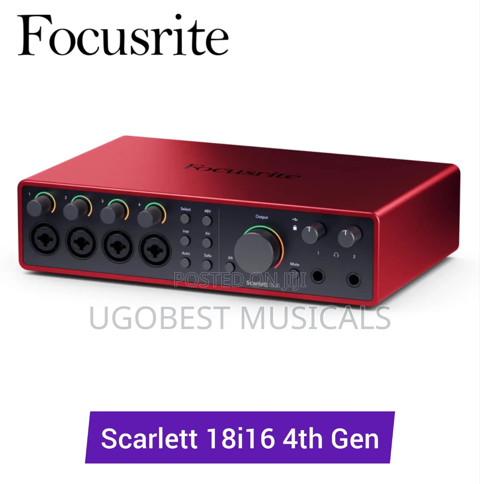 Focusrite Scarlett 18i16 4th Gen USB Audio Interface / SoundCard