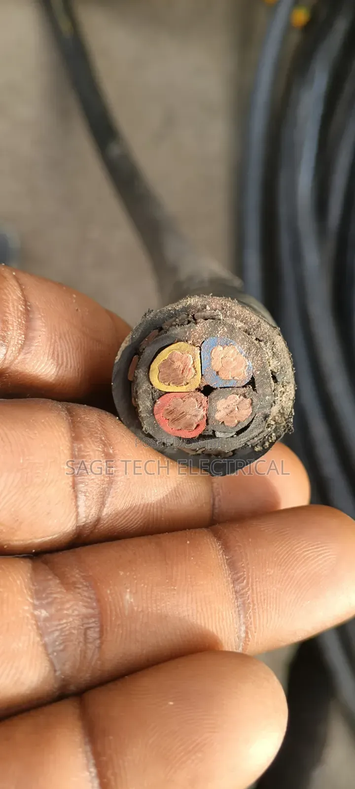 25mm 4core CU/XLPE/SWA/PVC Armoured Cable Kablmetal