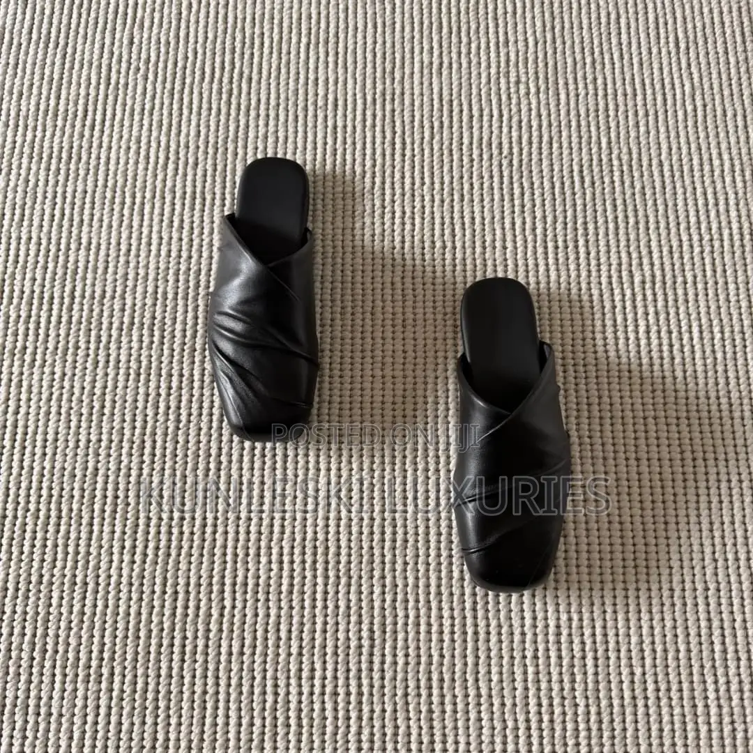 Original Andros Studio Black Mules Shoes