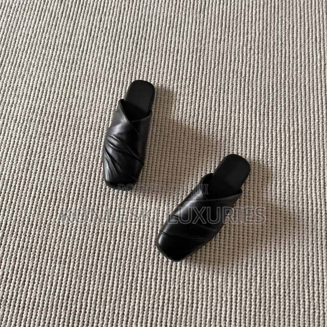 Original Andros Studio Black Mules Shoes