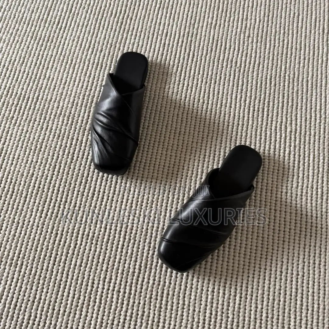 Original Andros Studio Black Mules Shoes