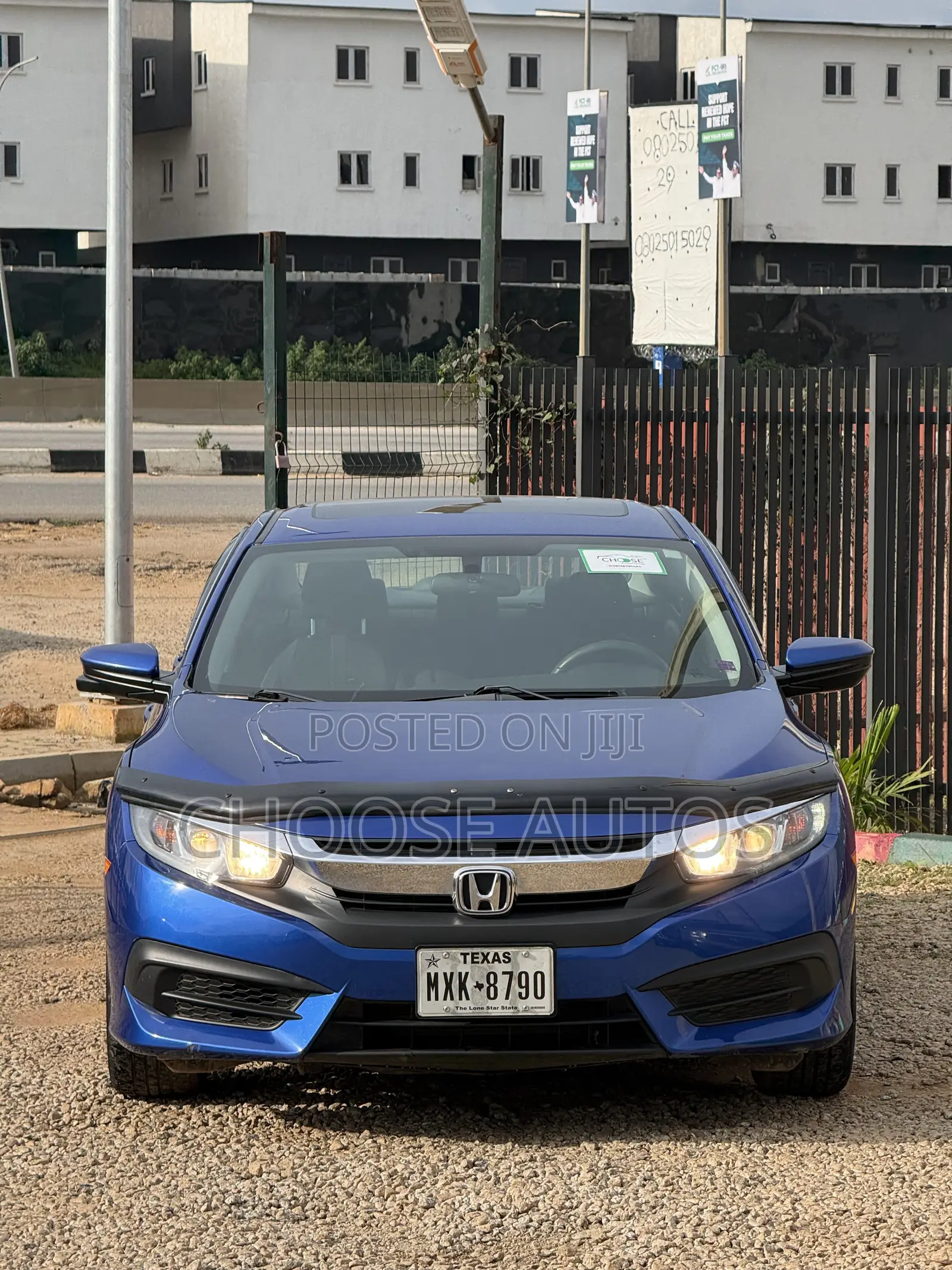 Honda Civic EX-L 4dr Sedan (1.5L 4cyl) 2016 Blue