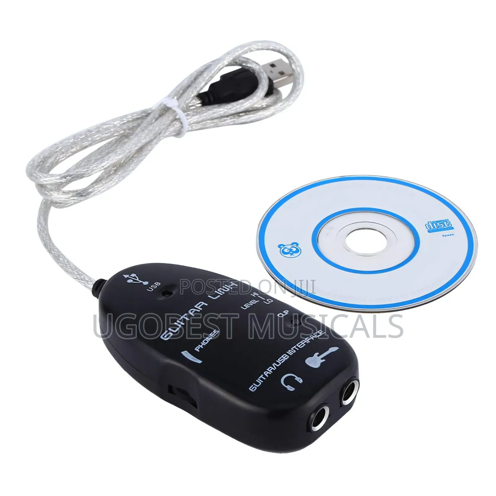 Guitar Link Plug-and-Play USB Audio Interface. Record Audio to Your PC