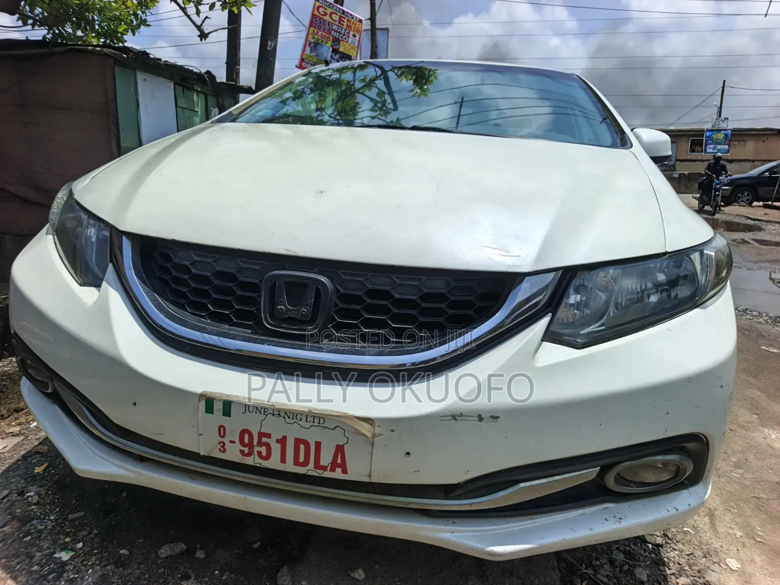 Honda Civic Sedan EX 2013 White